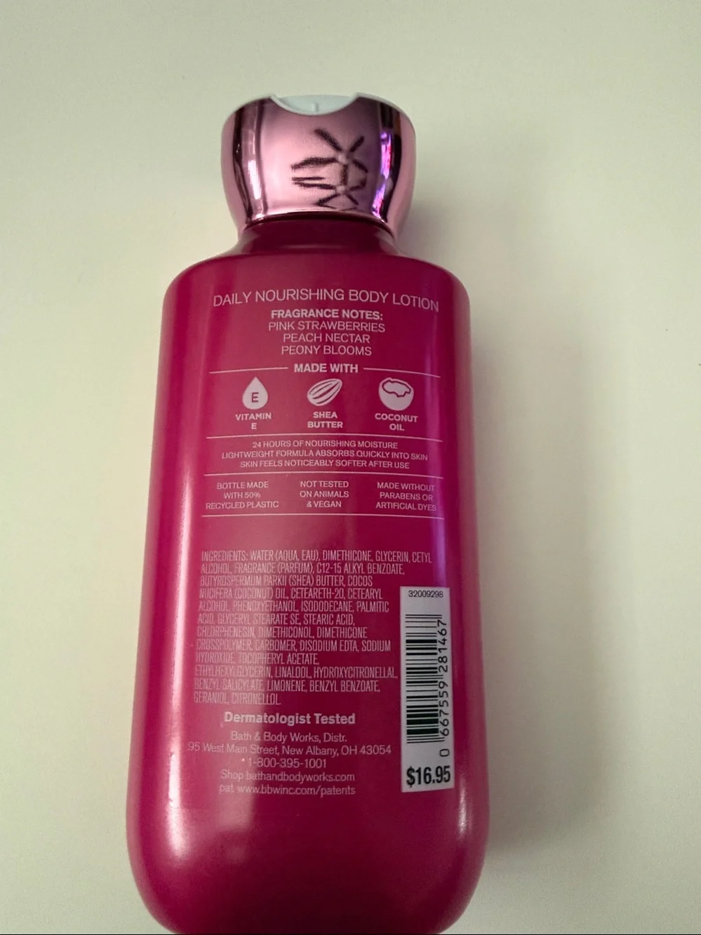 Bath & Body Works Gingham Gorgeous Daily Nourishing Body Lotion NEW 8 FL OZ